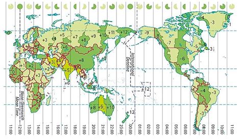 Countries With The Most Time Zones In The World - WorldAtlas.com