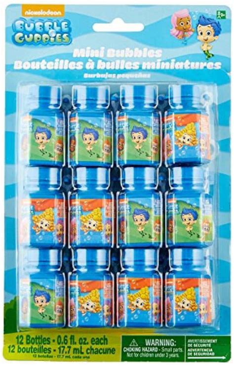 Bubble Guppies .6oz Bubble Favors (12 Pack) - Party Supplies - Walmart.com