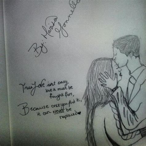 True Love Drawing by Marisa Gonnella