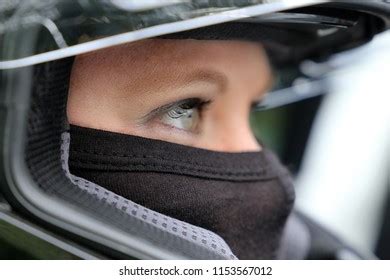 Female Race Car Driver Wearing Helmet Stock Photo 1153567012 | Shutterstock