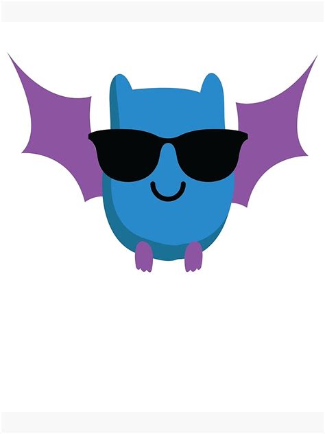 "Bat Emoji " Canvas Print by HippoEmo | Redbubble