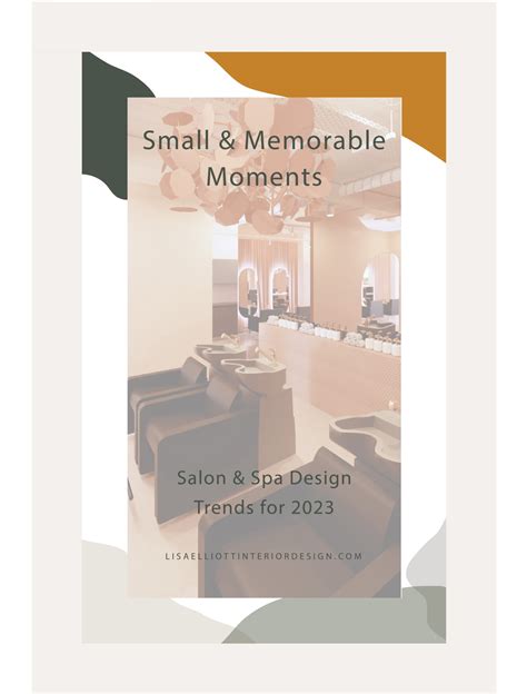 Salon Trends for 2023: Small & Memorable Moments – Lisa Elliott Interior Design