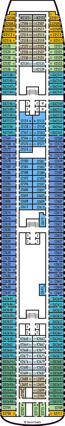 Holland America Volendam Deck Plans: Ship Layout, Staterooms & Map - Cruise Critic