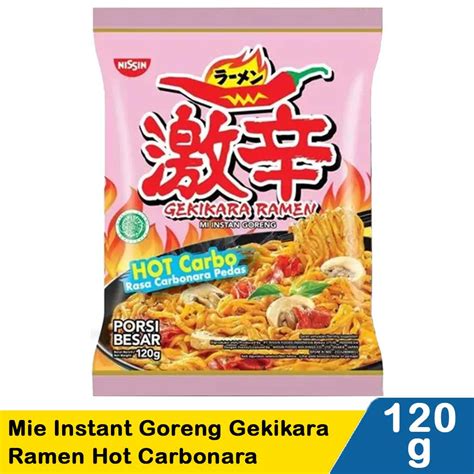 Nissin Mie Goreng Gekikara Ramen Hot Carbo 120G | Klik Indomaret