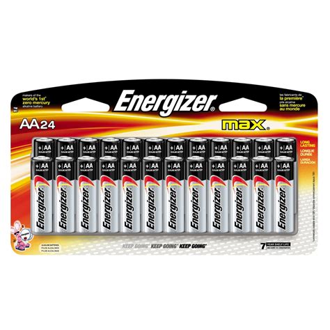 Energizer 24-Pack AA Alkaline Battery at Lowes.com