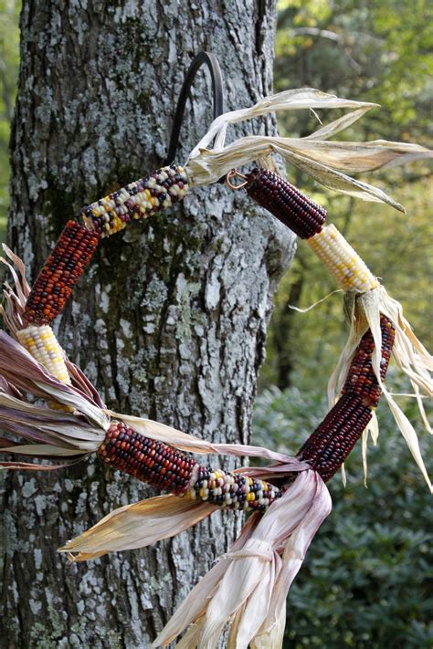 Fall DIY: Indian Corn Wildlife Wreath | HGTV