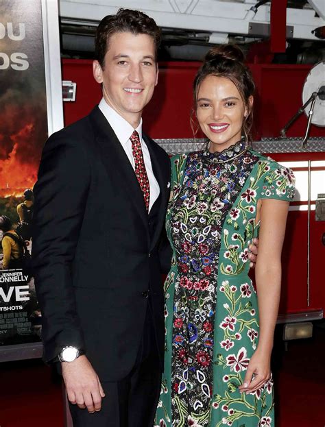 Miles Teller and Keleigh Sperry at First Public Appearance Since Engagement