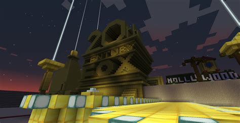 20th Century Fox build I made. It took HOURS. : Minecraft