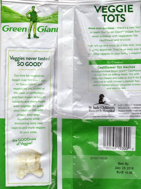 Green Giant Veggie Tots Cauliflower review – Shop Smart