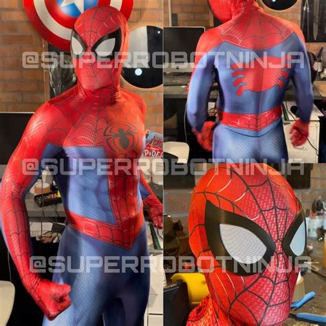 Spider-man Suit Peter B Parker Basic - Etsy