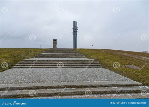 Grunwald Monument on the Battlefield. Poland Editorial Stock Photo ...