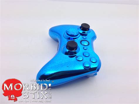 Blue Chrome Xbox 360 Controller 7 - MorbidStix Gallery since 2007