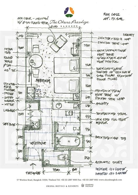 Room layout Design Hotel, Hotel Bedroom Design, Bedroom Hotel, House Layout Plans, House Layouts ...