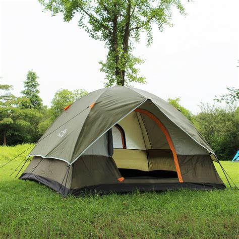 Waterproof Camping Tent, Double-layer 3-4 Person 60-Second Set Up Tent, Instant Cabin Tent, Suit ...