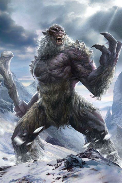 Konorar, wendigo mestre da ordem do caos | Elder scrolls art, Skyrim ...