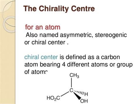 Stereochemistry