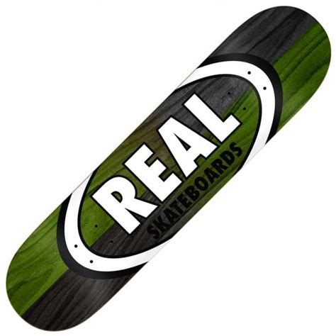 Real Skateboards Double Dipped Oval Skateboard Deck 8.75" - SKATEBOARDS from Native Skate Store UK