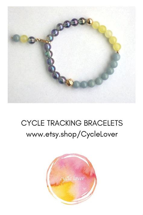 Cycle Tracking Bracelet Menstruation Bracelet Menarche Gift New Moon ...