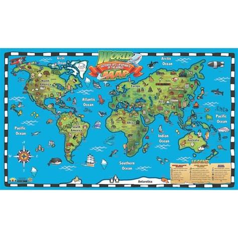 Popar® World Map Interactive Wall Chart | Michaels | Interactive walls, Kids world map, Map