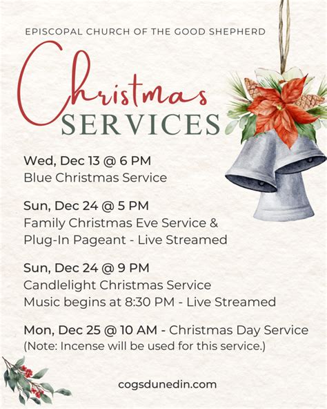 2023 Christmas Services - Episcopal Church of the Good Shepherd ...