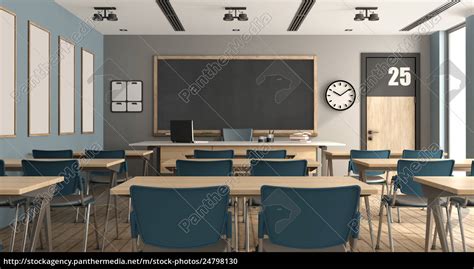 Empty modern classroom - Stock image - #24798130 | PantherMedia Stock ...