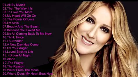 Celine Dion Greatest Hits Playlist - Celine Dion Love Songs - Best Of ...