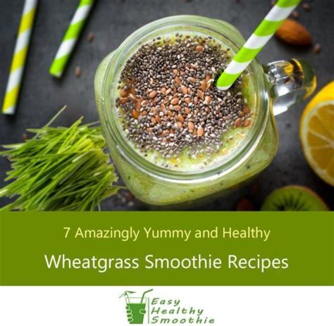 7 Amazingly Yummy and Healthy Wheatgrass Smoothie Recipes (With images ...