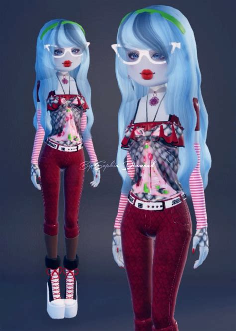 DTI Dress to Impress Ghoulia Yelps from Monster High Costume / Cosplay Outfit Inspo … in 2024 ...