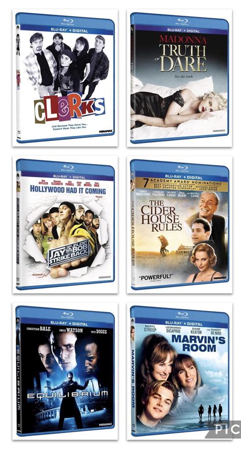 Miramax films is repressing their movies now at Paramount. The ...