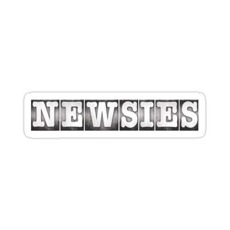 "Newsies Logo" Stickers by TPejoves | Redbubble