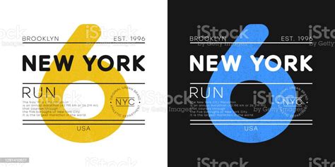 New York Marathon Print For Tshirt Design Athletic Typography Graphics ...