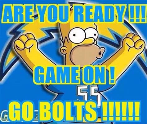 Game On! Go Bolts! ⚡️ | San diego chargers, Chargers football, San diego