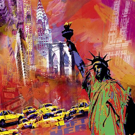 Affiche New York dessin Statue de la Liberté l.30 x H.30 cm en 2020 ...