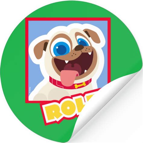 Puppy Dog Pals | Cartoon Rolly Stickers Designed & Sold By Orange