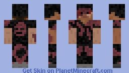 Burned Steve (Creepy) Steve of the Nether Minecraft Skin