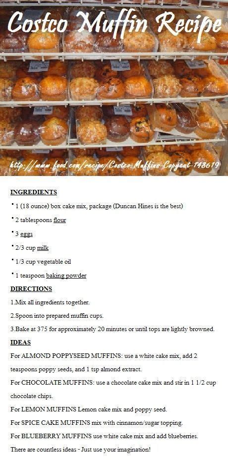 Costco Muffin Recipe !. Dios mio! Gracias a quien primero publicó esto ...