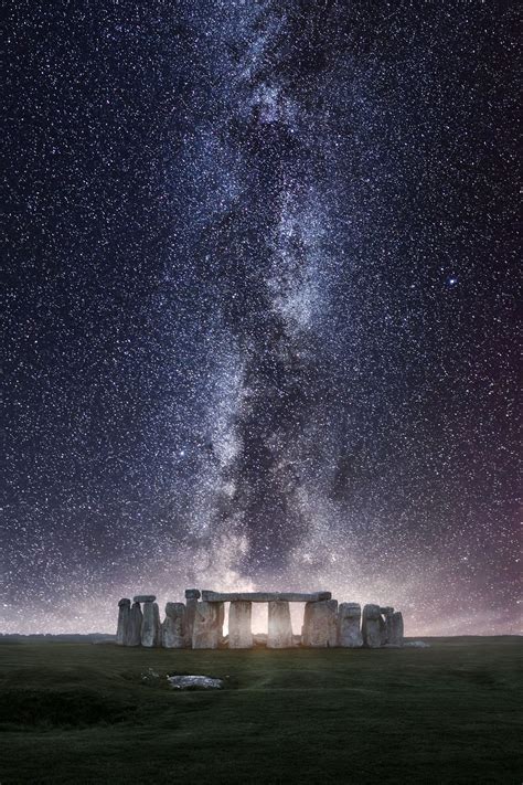 Stonehenge Milky Way - ) | Night sky photography, Sky photography ...