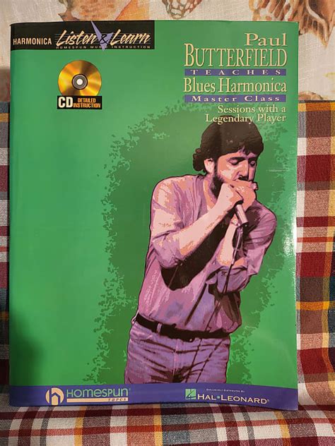 Paul Butterfield - Blues Harmonica Master Class: Book and CD | Reverb