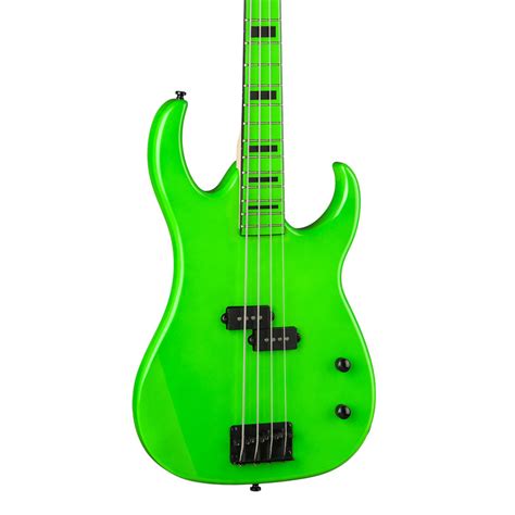 Dean Custom Zone Bass Guitar, Nuclear Green at Gear4music