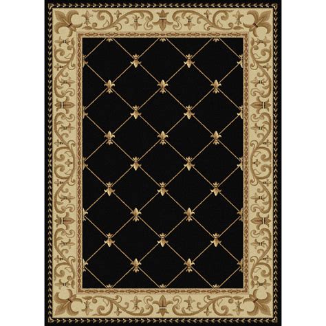 Richmond Black/Gold Area Rug | Wayfair