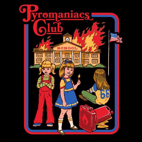 Pyromaniacs Club | Pósteres vintage, Ilustración retro, Pósteres retro