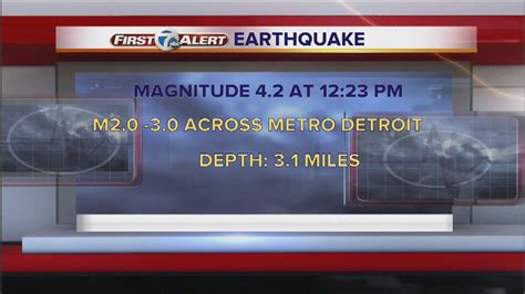 Michigan Earthquake - YouTube