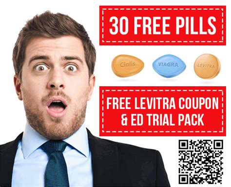 Free Levitra Coupon & ED Trial Pack 30 Pills