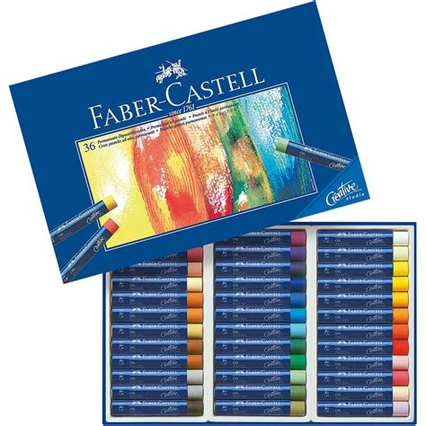 Faber-Castell Creative Studio Oil Pastel Crayons - Assorted Colors, Set of 36 - Walmart.com