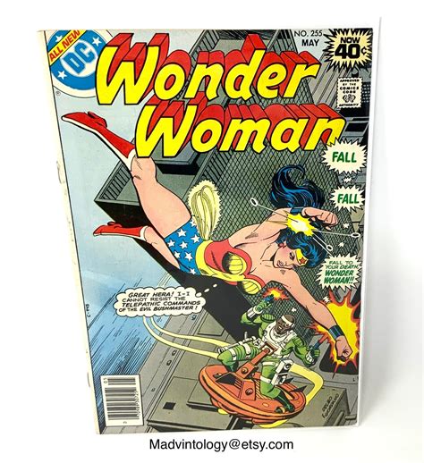 Wonder Woman Comic Book 1979 DC Comics No. 255 Vintage Antique - Etsy in 2022 | Marvel comics ...