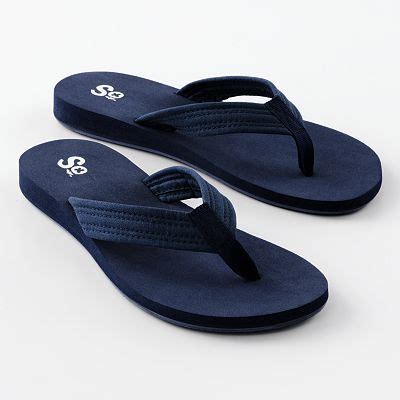 Kohl's canvas flip flops | Summer sandals flip flops, Runners shoes ...