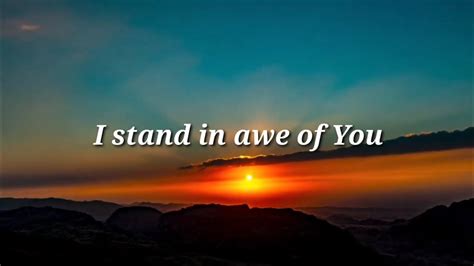 I stand in awe of You (cover) | Worship song | Lyric video - YouTube