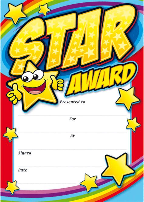 Star Award Certificate Template (1) - TEMPLATES EXAMPLE | TEMPLATES EXA… | Certificate templates ...