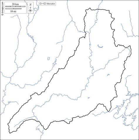 Phrae free map, free blank map, free outline map, free base map coasts ...