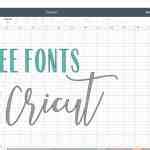 Cricut Explore Air- Free Fonts - Glitter and Graze